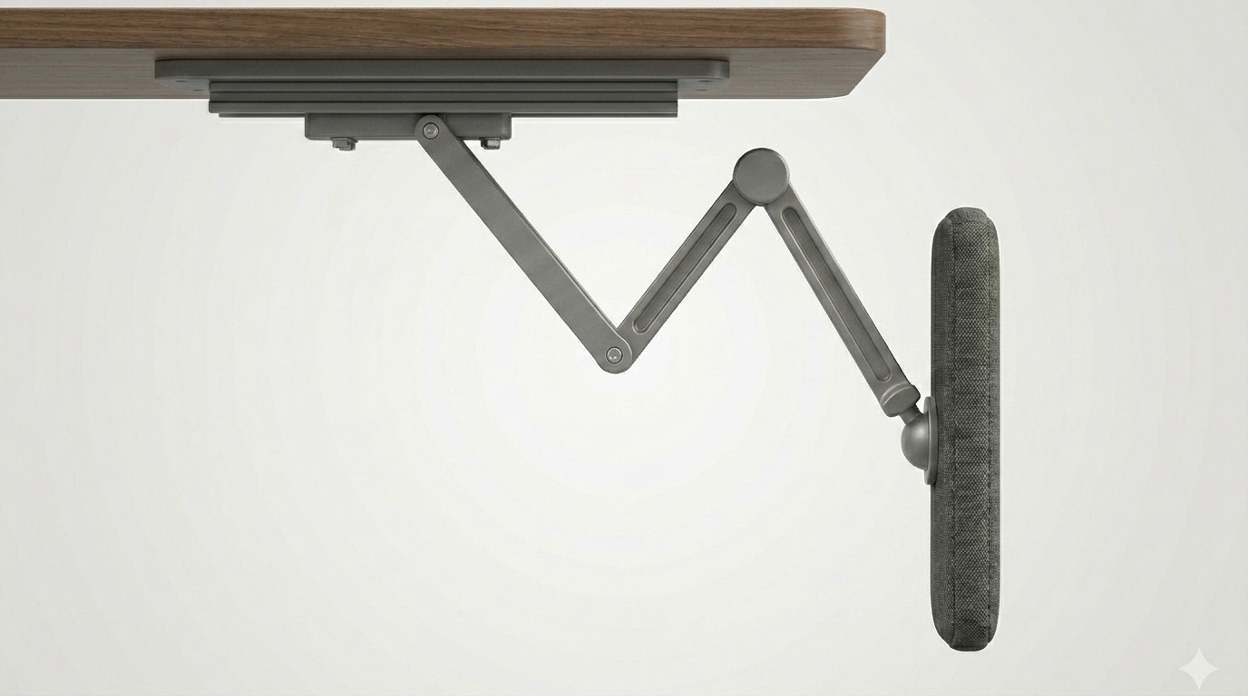 책상 고정 클램프 구조